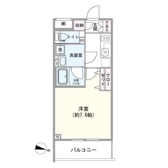 ＡＮＮＥＸ椎名町-1-間取図(平面図)