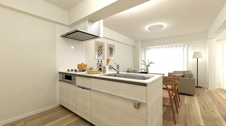 蓮根ファミールハイツ２号棟-2-完成予想図(内観)