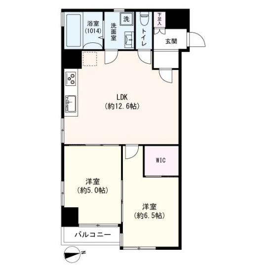 アイビス富士見台-1-間取図(平面図)