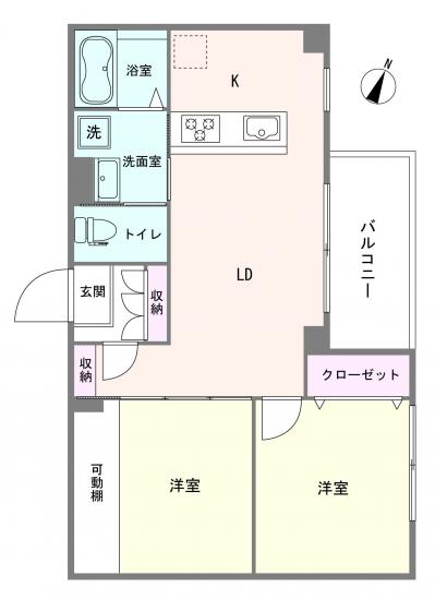 大塚キャノンハイツ-1-間取図(平面図)