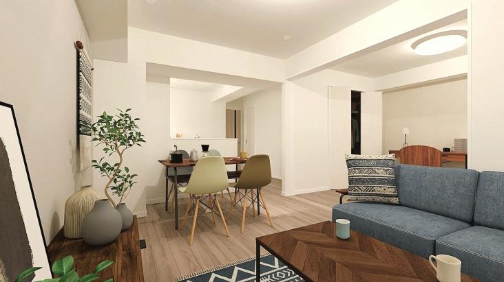 グローリア初穂小豆沢-2-完成予想図(内観)