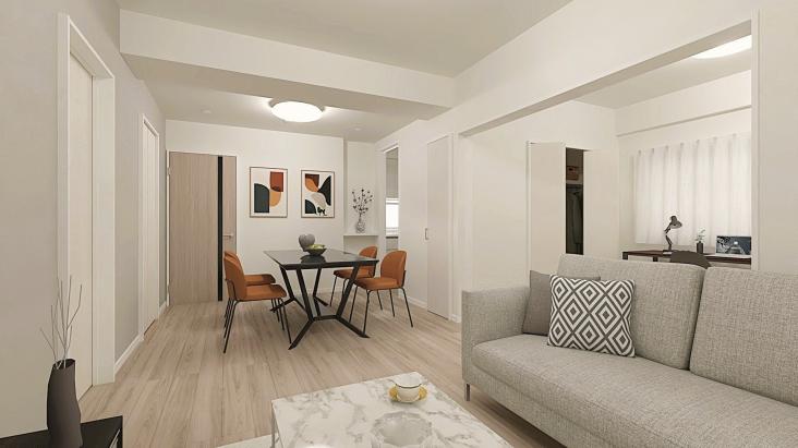 レーベンハイム浮間公園ラグパス-2-完成予想図(内観)