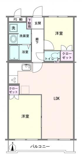 キャニオンビュー氷川台-1-間取図(平面図)