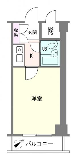 メゾンサンシャイン-1-間取図(平面図)