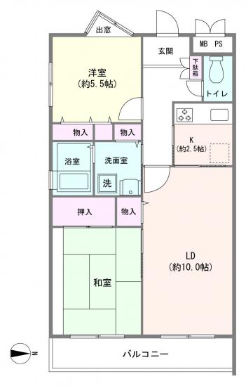 朝日プラザ上板橋-1-間取図(平面図)