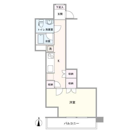 三田江古田第３コーポ-1-間取図(平面図)