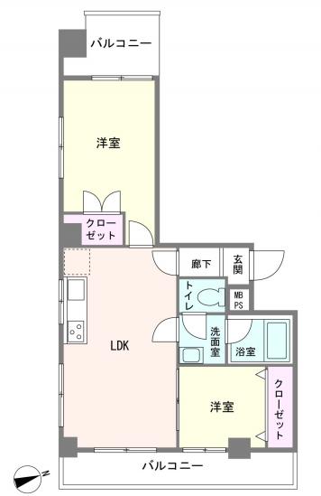 光建ハイムブリリアンス池袋-1-間取図(平面図)