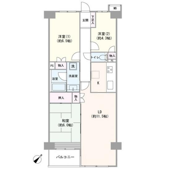 メイツ新桜台-1-間取図(平面図)