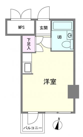 ドミール池袋-1-間取図(平面図)