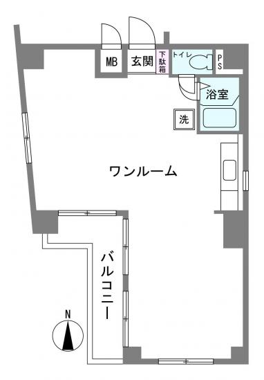 ハイマート西池袋-1-間取図(平面図)