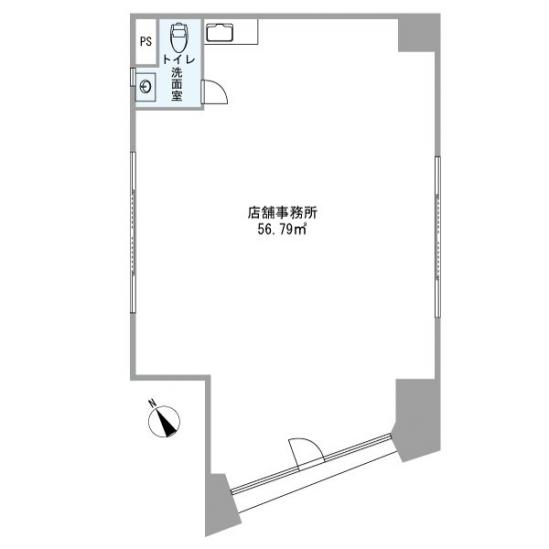 ドミールセブン-1-間取図(平面図)