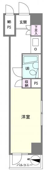 ライオンズマンション板橋区役所前-1-間取図(平面図)