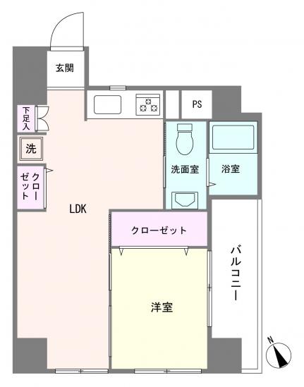 光建ハイムブリリアンス上池袋-1-間取図(平面図)