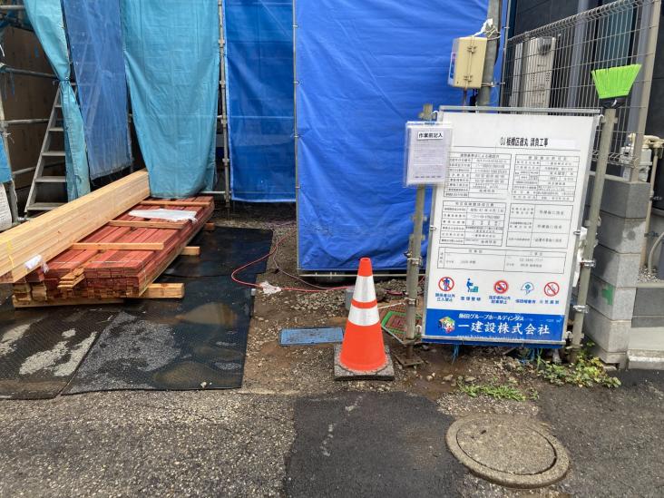 板橋区徳丸４丁目新築戸建-21-前面道路含む外観