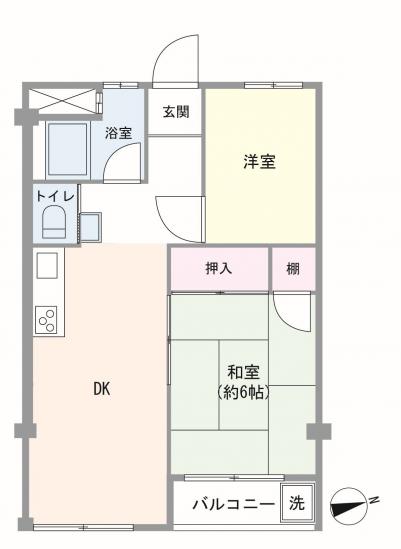 駒込コーポラス-1-間取図(平面図)