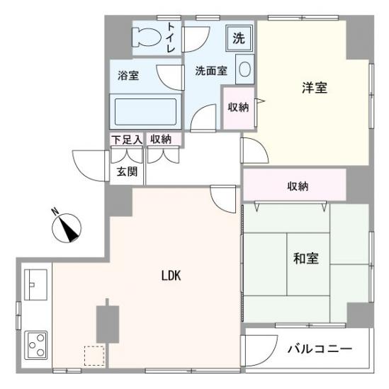 エル・トップワン-1-間取図(平面図)