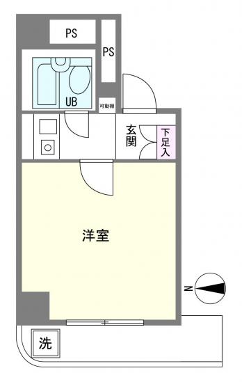 パシフィック池袋(香栄)-1-間取図(平面図)