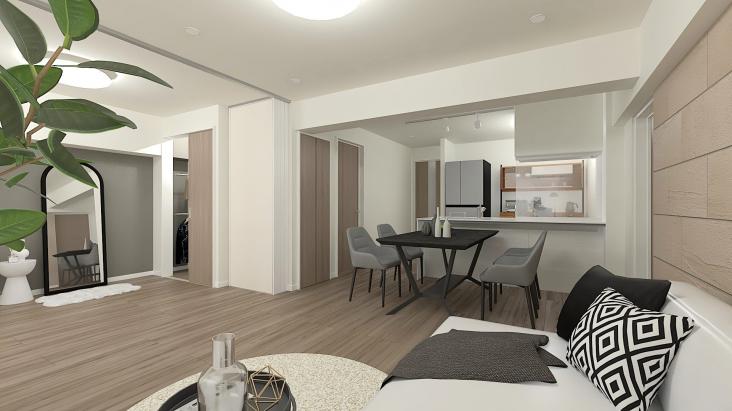 木場サニータウン-2-完成予想図(内観)