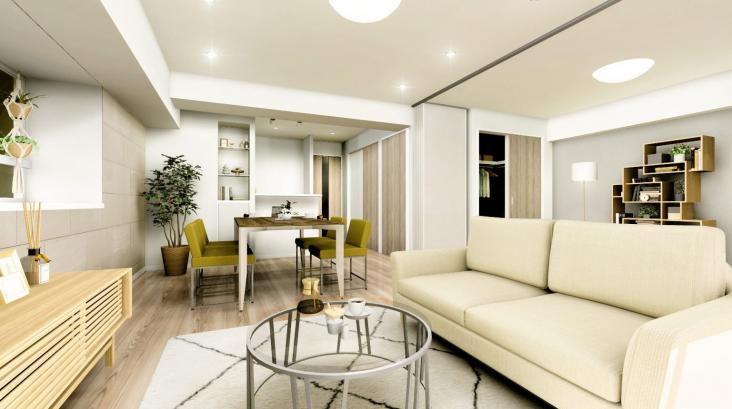 ダイアパレス猿江恩賜公園-8-完成予想図(内観)