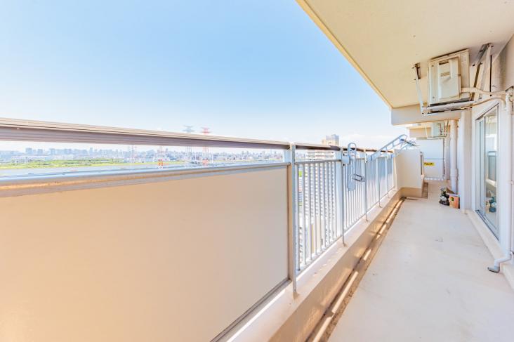 清新北ハイツ　７号棟-15-バルコニー