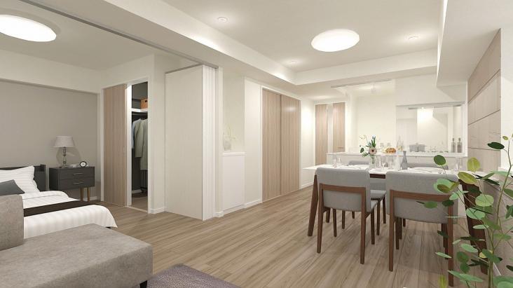 ソルフィエスタ猿江恩賜公園-0-完成予想図(内観)