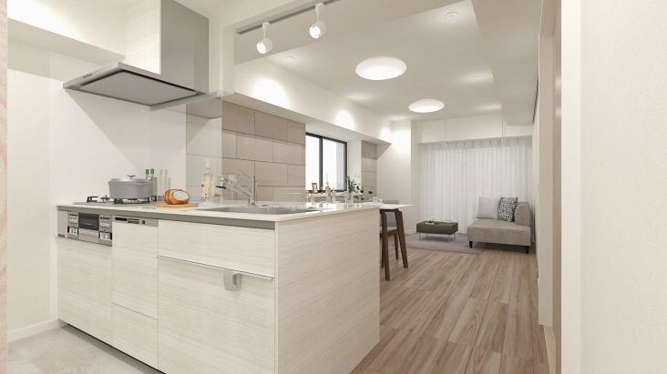 ソルフィエスタ猿江恩賜公園-2-完成予想図(内観)