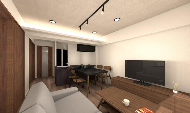 東大島ハイライズ-3-完成予想図(内観)