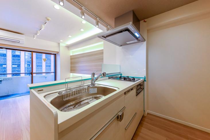 ベルメゾン築地リバーサイド-19-キッチン