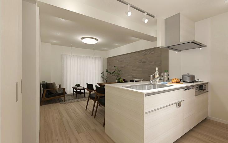 南砂町グリーンハイツ１号棟-2-完成予想図(内観)