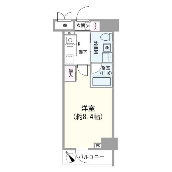 ステージグランデ茅場町-1-間取図(平面図)