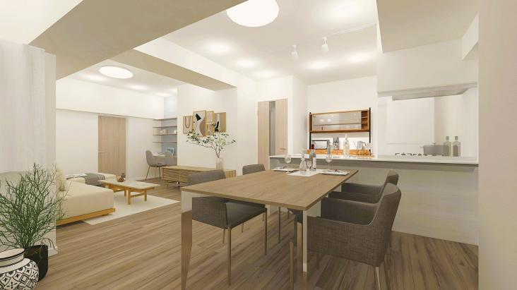 菊川サニーハイツ-0-完成予想図(内観)