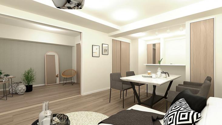 ナイスアーバン新大橋隅田川ステージ-0-完成予想図(内観)