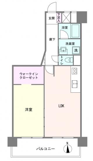 グリーンコーポ清澄-1-間取図(平面図)