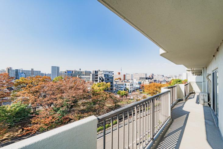 大島スカイハイツ-5-バルコニー