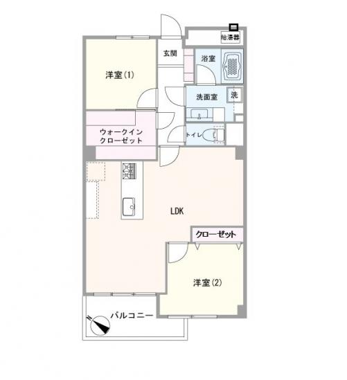 南砂住宅２号棟-1-間取図(平面図)
