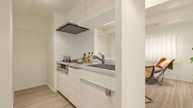 アーバンビュー月島-3-完成予想図(内観)