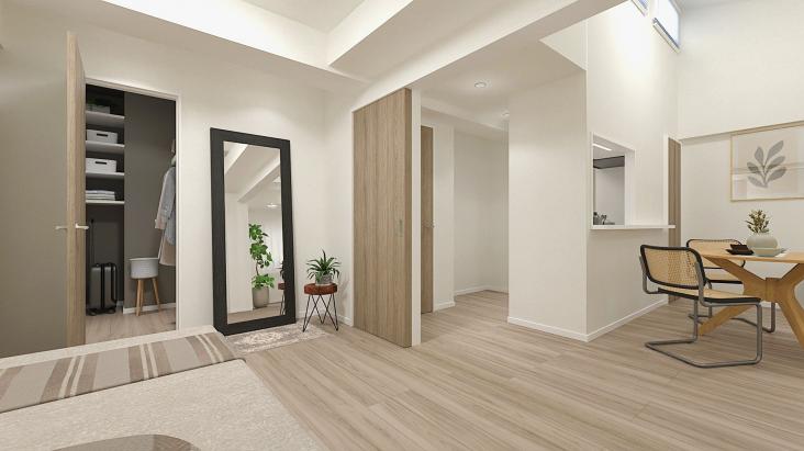 アーバンビュー月島-4-完成予想図(内観)