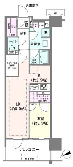 リビオシティ南砂町ステーションサイト-1-間取図(平面図)