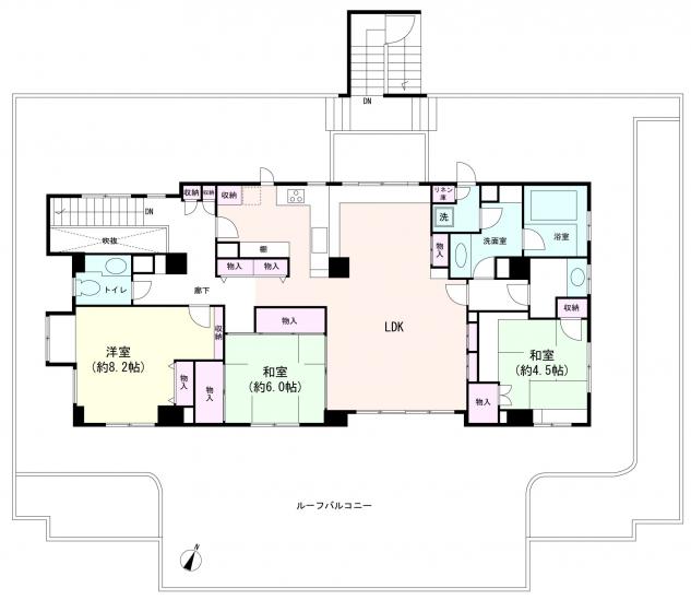 エフズエマナンス-2-間取図(平面図)