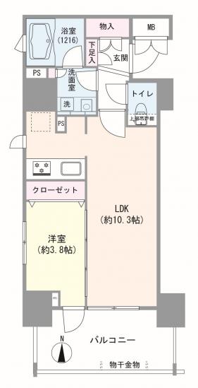 インプレスト目白ヒルズ-1-間取図(平面図)