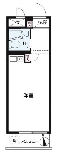日興パレス西荻窪PARTⅢ-1-間取図(平面図)