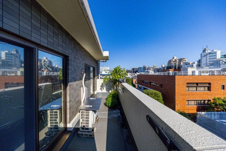 メゾンエクレーレ新宿西戸山-17-バルコニー