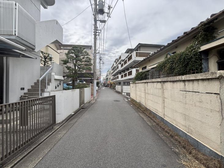 鷺宮一丁目　古屋付き土地-0-前面道路含む外観