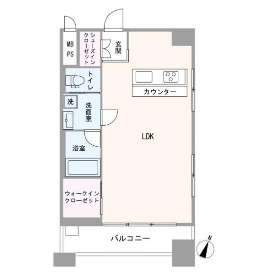 笹塚ダイヤモンドマンション-1-間取図(平面図)