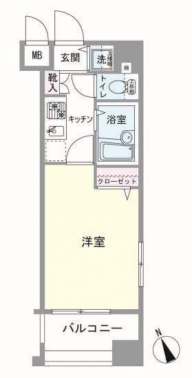 トーシンフェニックス南阿佐ヶ谷-1-間取図(平面図)