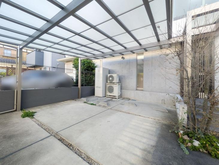 成城八丁目戸建-4-駐車場