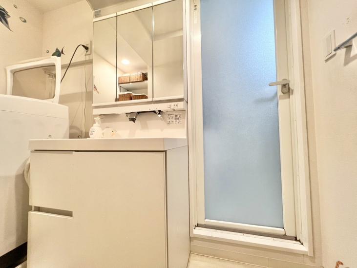 桜上水マンション-15-洗面