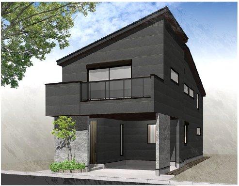 文京区小日向二丁目分譲地EAST-2-建物プラン例 (パース･外観)