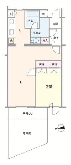 ストークマンション代々木-1-間取図(平面図)
