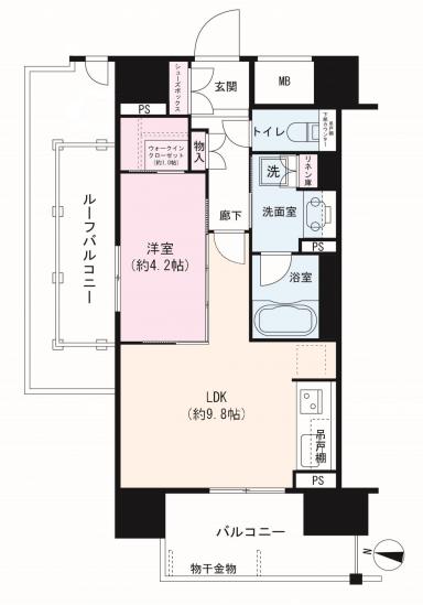 BELISTA神楽坂-1-間取図(平面図)
